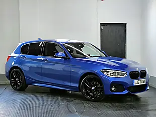 Used 2017 BMW 1 Series M Sport Estoril Blue - Interior and Exterior details 6