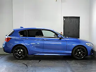 Used 2017 BMW 1 Series M Sport Estoril Blue - Interior and Exterior details 7