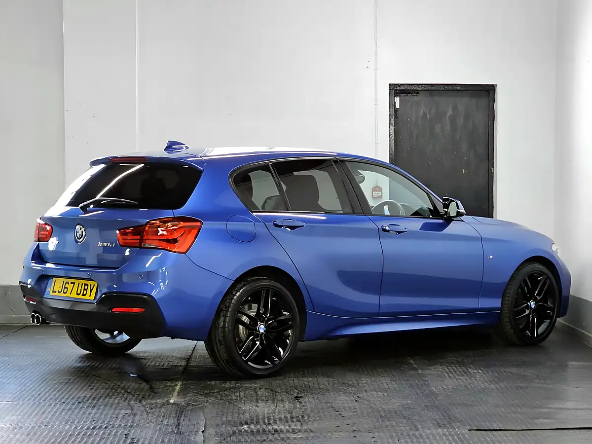 Used 2017 BMW 1 Series M Sport Estoril Blue - Interior and Exterior details 8