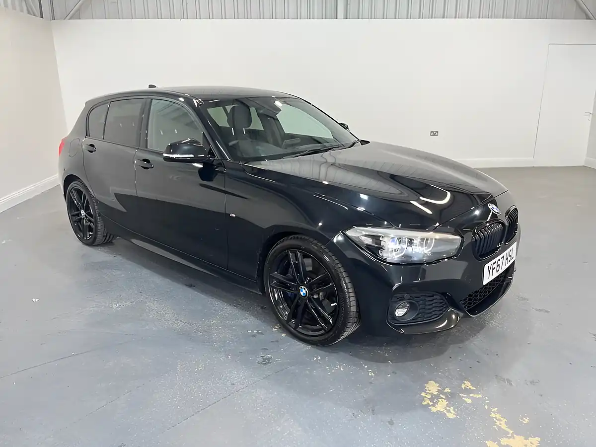 Used 2017 BMW 1 Series M Sport Shadow Edition Black - Front View
