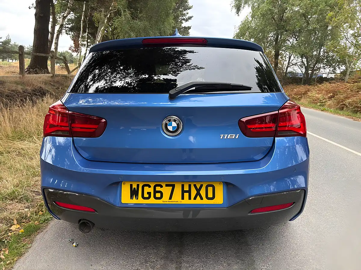 Used 2017 BMW 1 Series M Sport Shadow Edition Blue - Interior and Exterior details 8