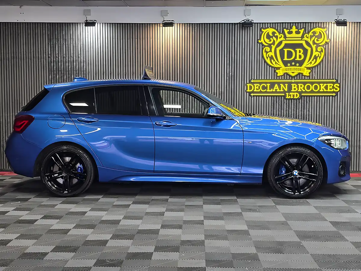 Used 2017 BMW 1 Series M Sport Shadow Edition Blue - Interior and Exterior details 2