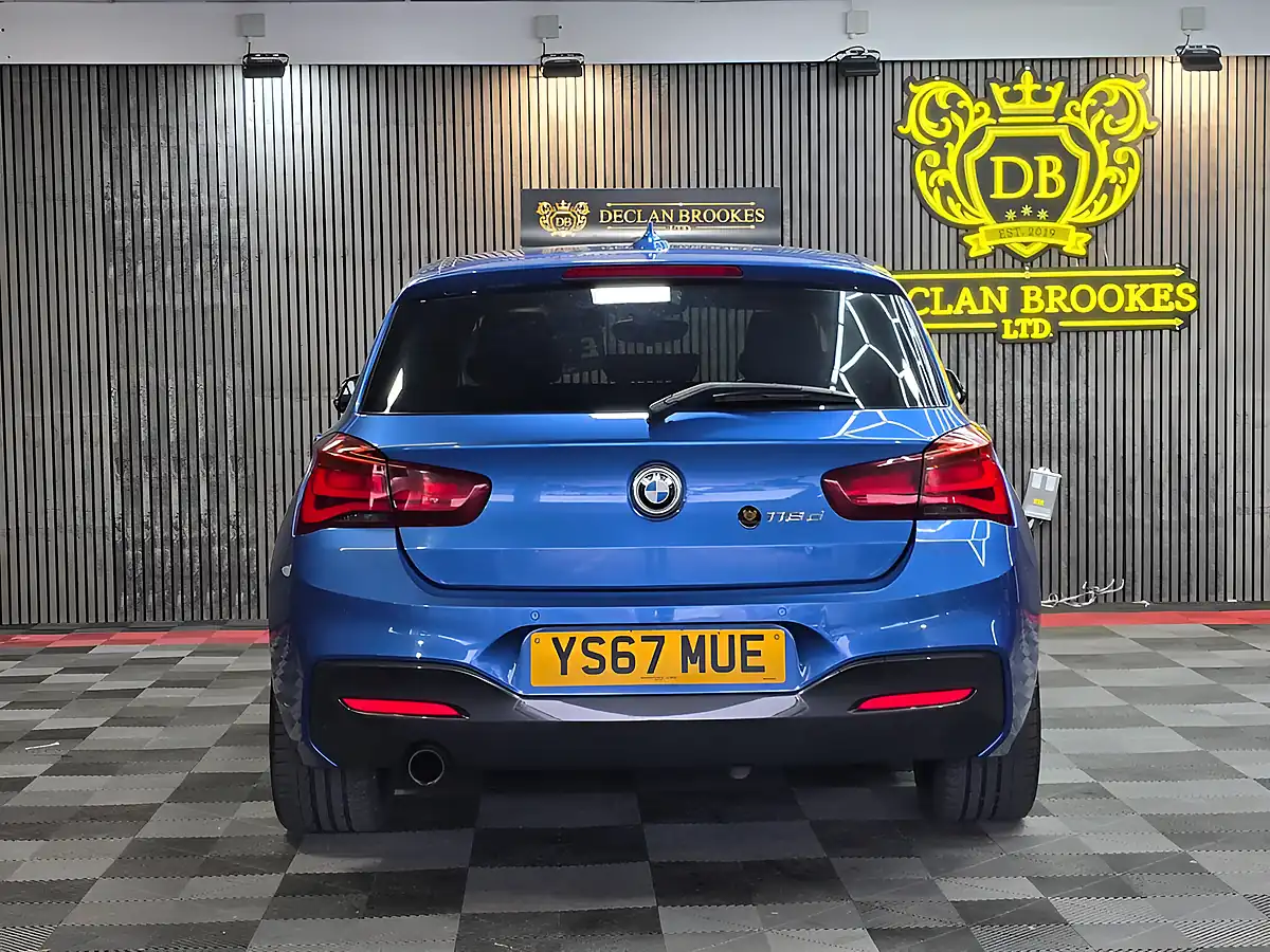 Used 2017 BMW 1 Series M Sport Shadow Edition Blue - Interior and Exterior details 4
