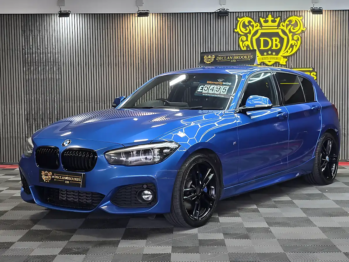 Used 2017 BMW 1 Series M Sport Shadow Edition Blue - Interior and Exterior details 7