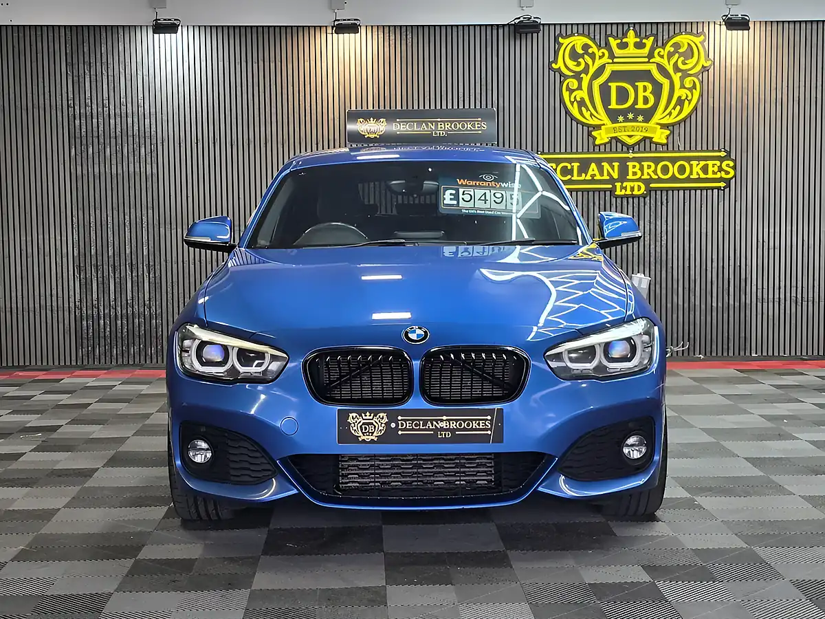 Used 2017 BMW 1 Series M Sport Shadow Edition Blue - Interior and Exterior details 8