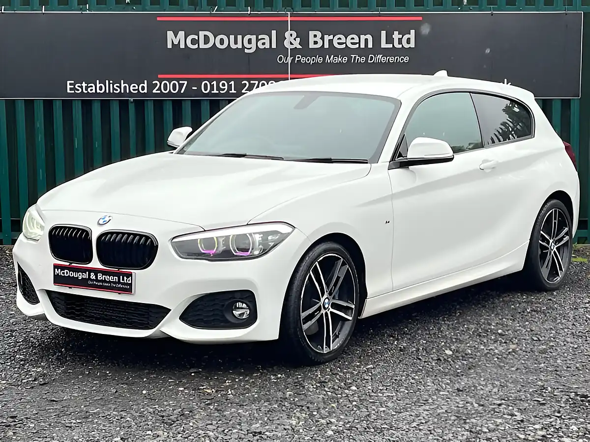 Used 2017 BMW 1 Series M Sport Shadow Edition White - Front View