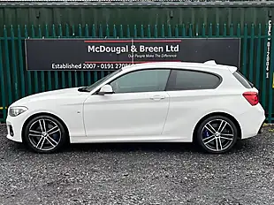 Used 2017 BMW 1 Series M Sport Shadow Edition White - Interior and Exterior details 2