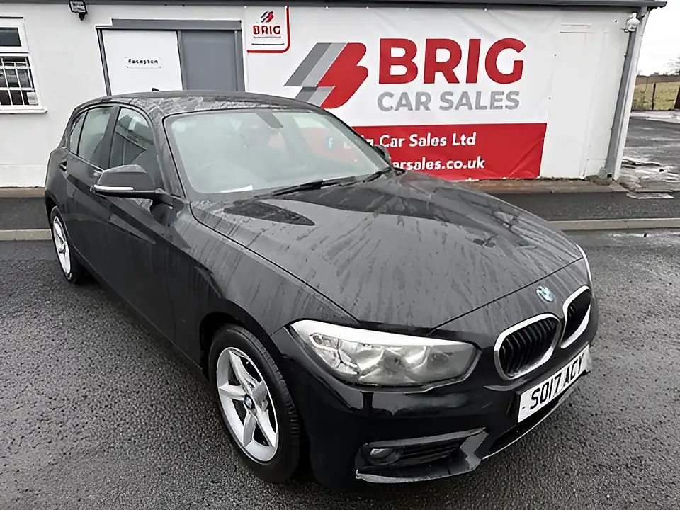 Used 2017 BMW 1 Series Se Jet Black - Front View