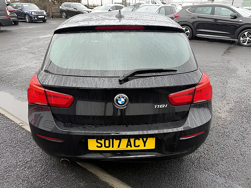 Used 2017 BMW 1 Series Se Jet Black - Interior and Exterior details 7