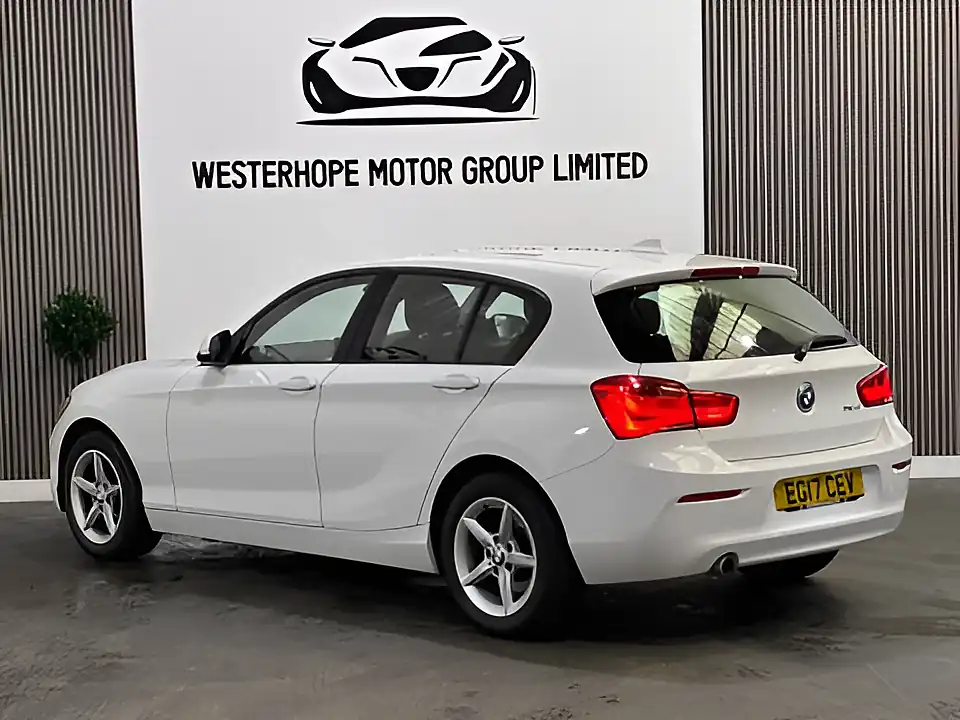 Used 2017 BMW 1 Series Se White - Interior and Exterior details 11
