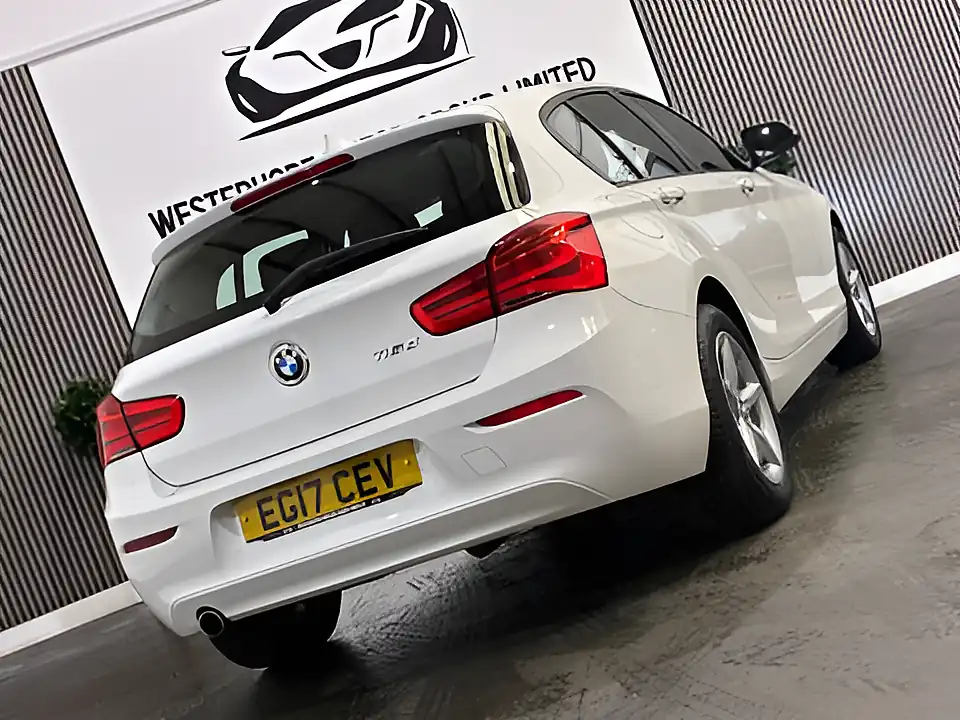 Used 2017 BMW 1 Series Se White - Interior and Exterior details 13