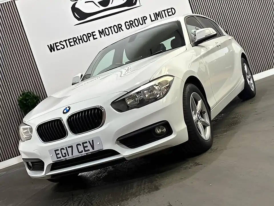 Used 2017 BMW 1 Series Se White - Interior and Exterior details 8