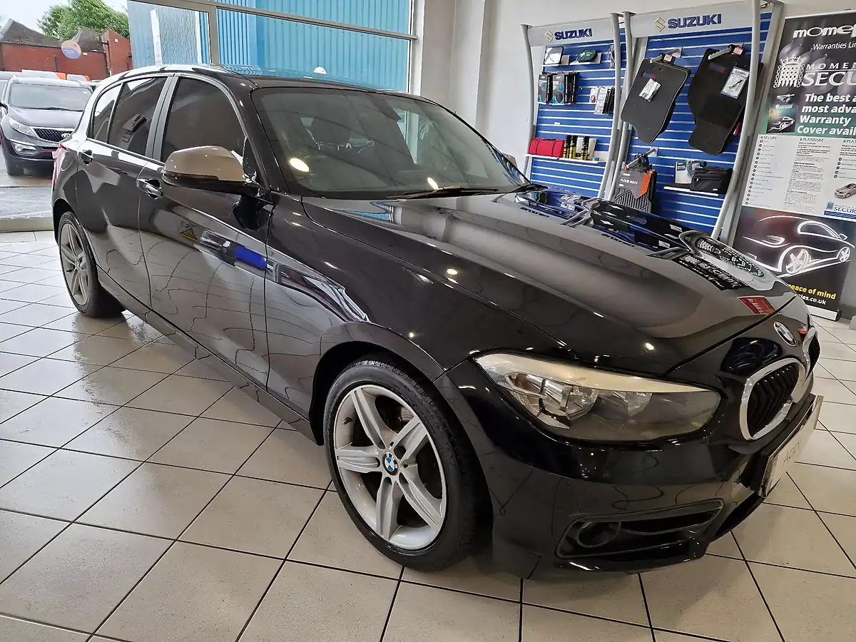 Used 2017 BMW 1 Series Sport Black - Front View
