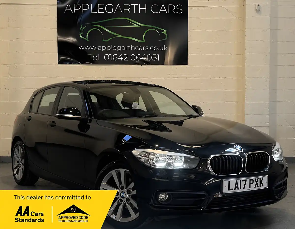Used 2017 BMW 1 Series Sport Black - Front View