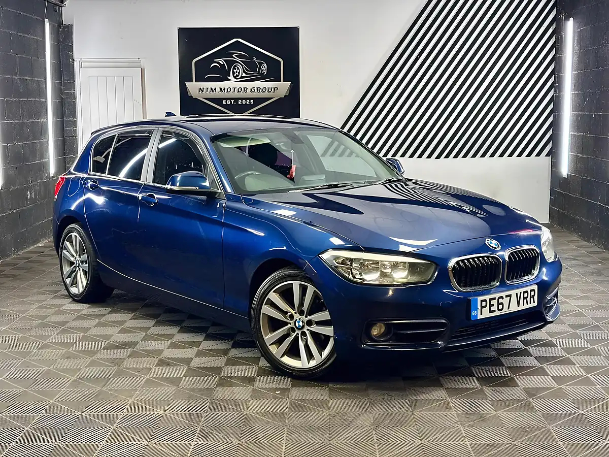 Used 2017 BMW 1 Series Sport Blue - Interior and Exterior details 2