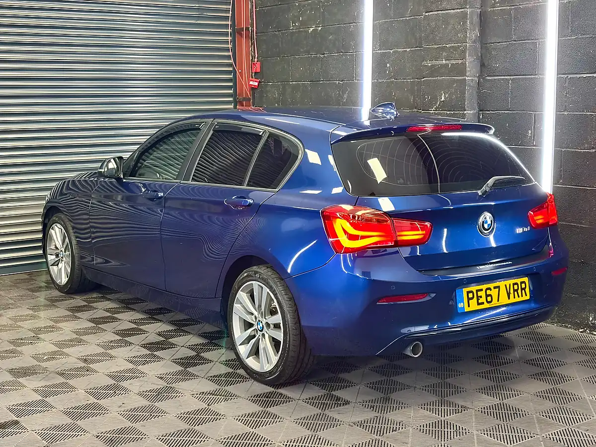 Used 2017 BMW 1 Series Sport Blue - Interior and Exterior details 4