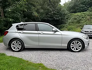 Used 2017 BMW 1 Series Sport Glacier Silver - Interior and Exterior details 2