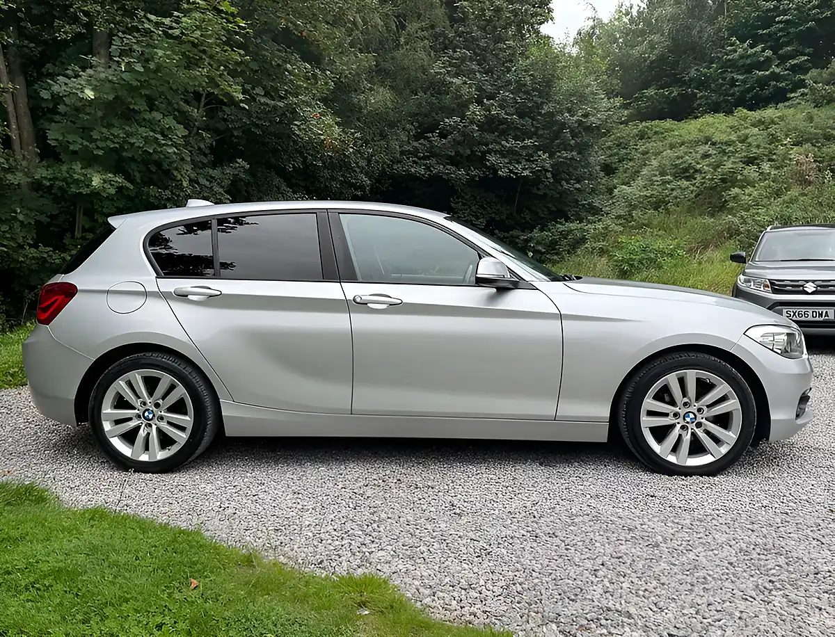 Used 2017 BMW 1 Series Sport Glacier Silver - Interior and Exterior details 2