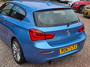 Used 2017 BMW 1 Series Sport Seaside Blue - Interior and Exterior details 14