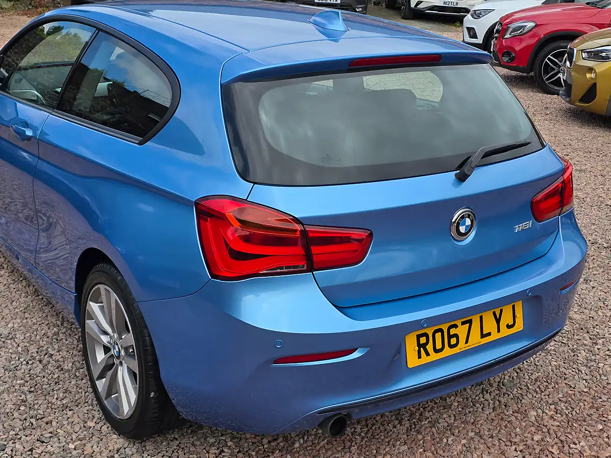 Used 2017 BMW 1 Series Sport Seaside Blue - Interior and Exterior details 14