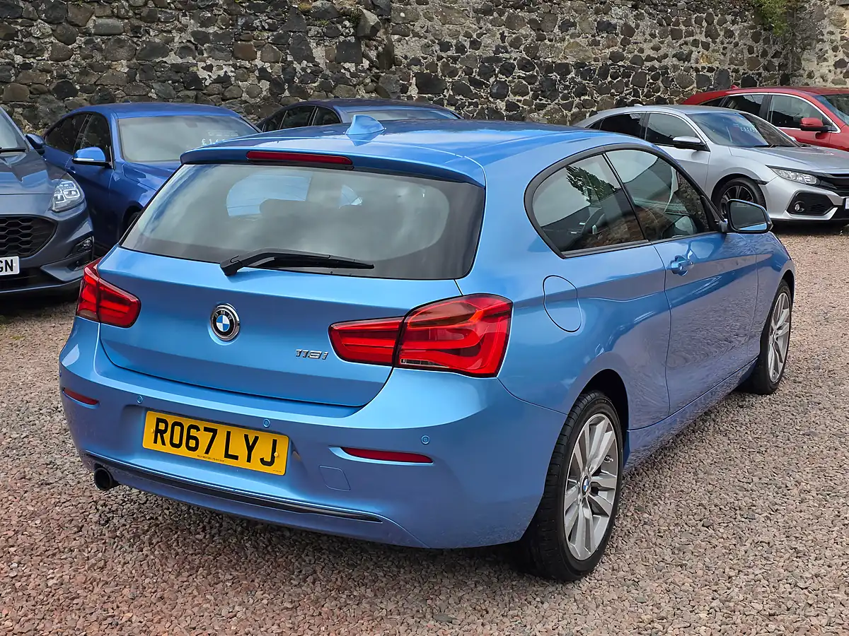 Used 2017 BMW 1 Series Sport Seaside Blue - Interior and Exterior details 16