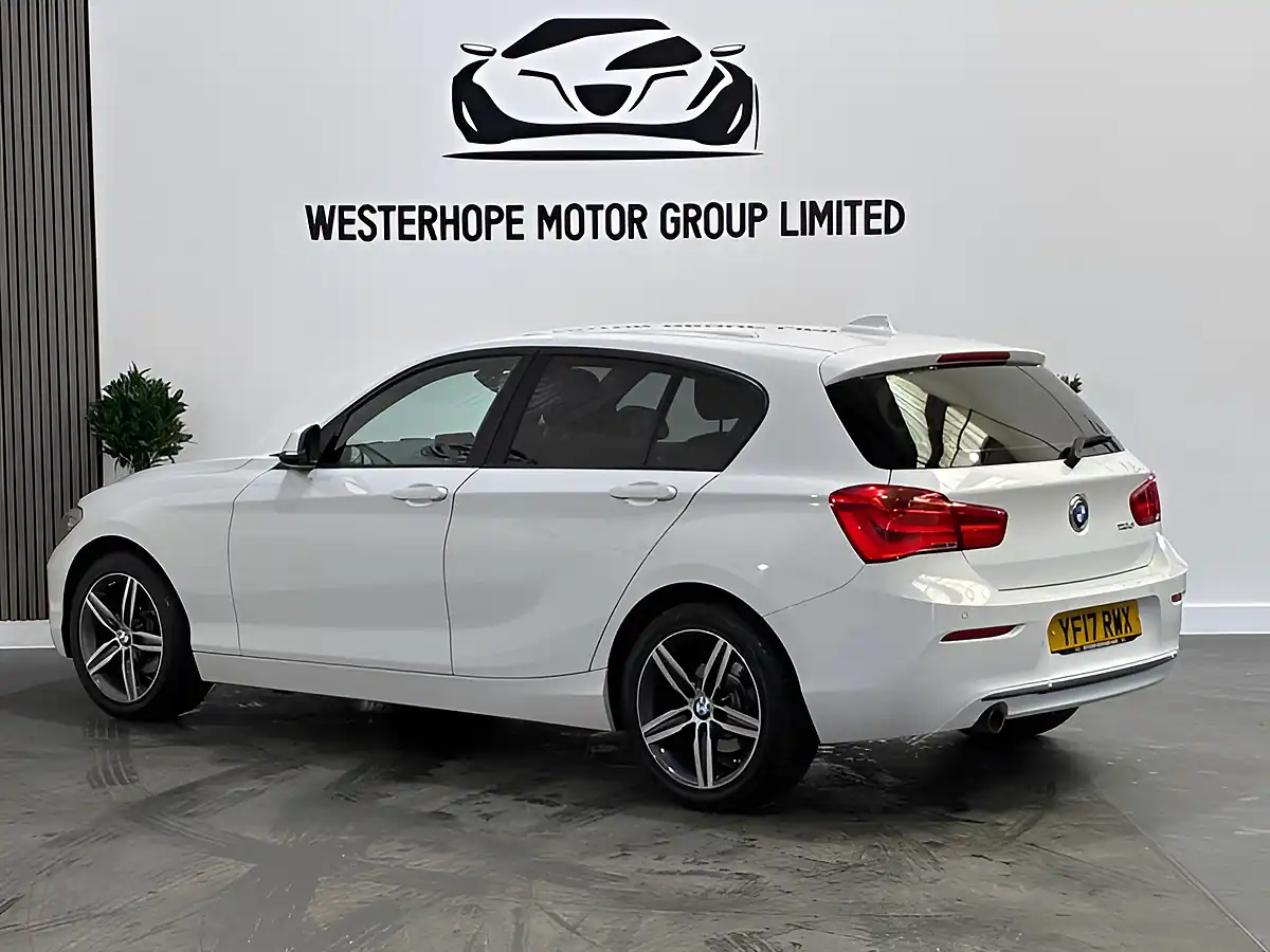 Used 2017 BMW 1 Series Sport White - Interior and Exterior details 4