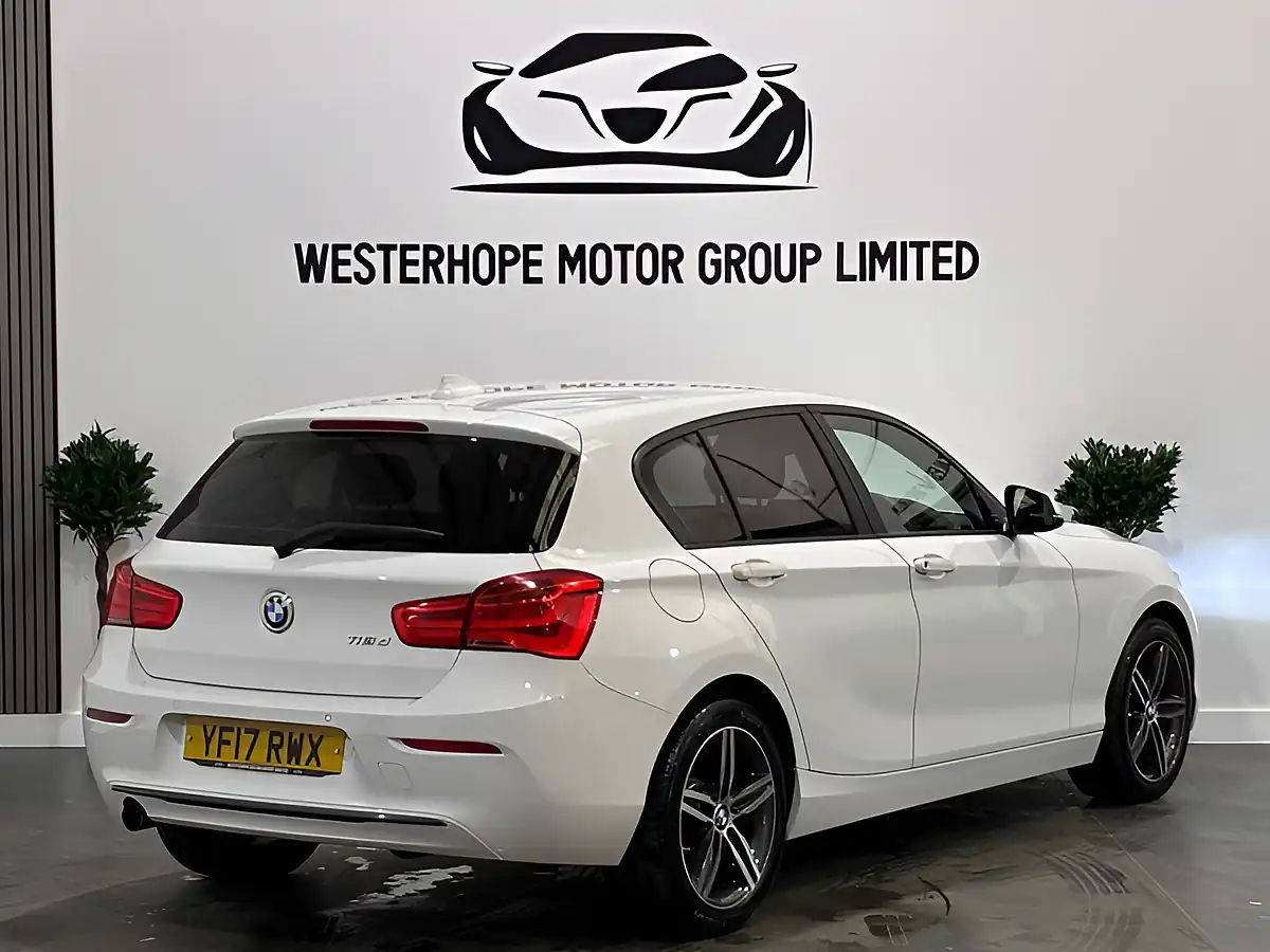 Used 2017 BMW 1 Series Sport White - Interior and Exterior details 8