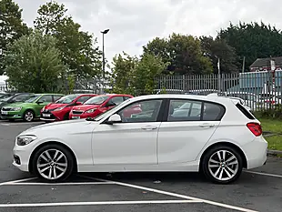 Used 2017 BMW 1 Series Sport White - Interior and Exterior details 3