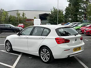 Used 2017 BMW 1 Series Sport White - Interior and Exterior details 4