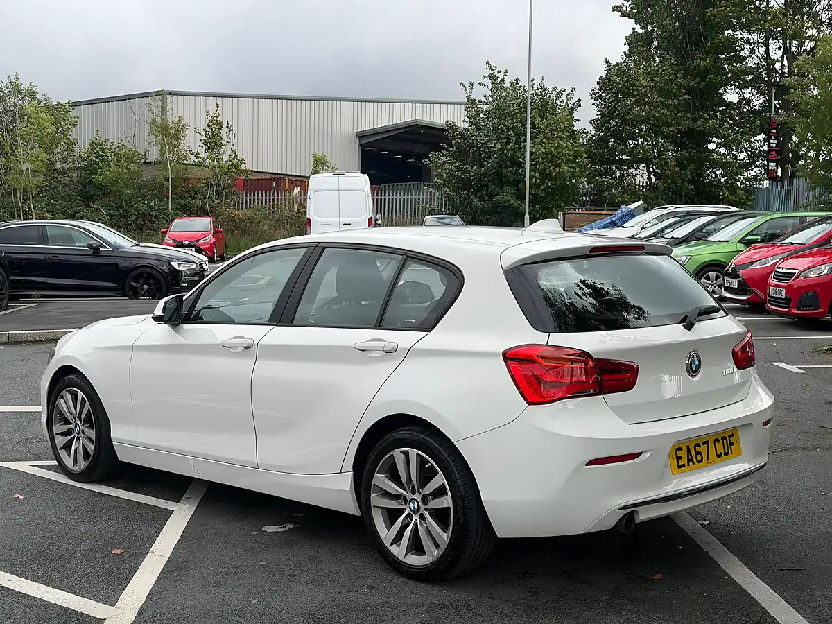 Used 2017 BMW 1 Series Sport White - Interior and Exterior details 4