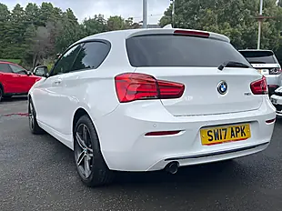 Used 2017 BMW 1 Series Sport White - Interior and Exterior details 6