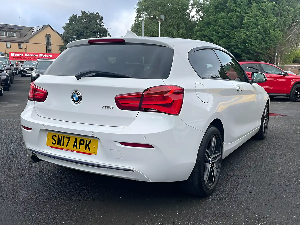 Used 2017 BMW 1 Series Sport White - Interior and Exterior details 8