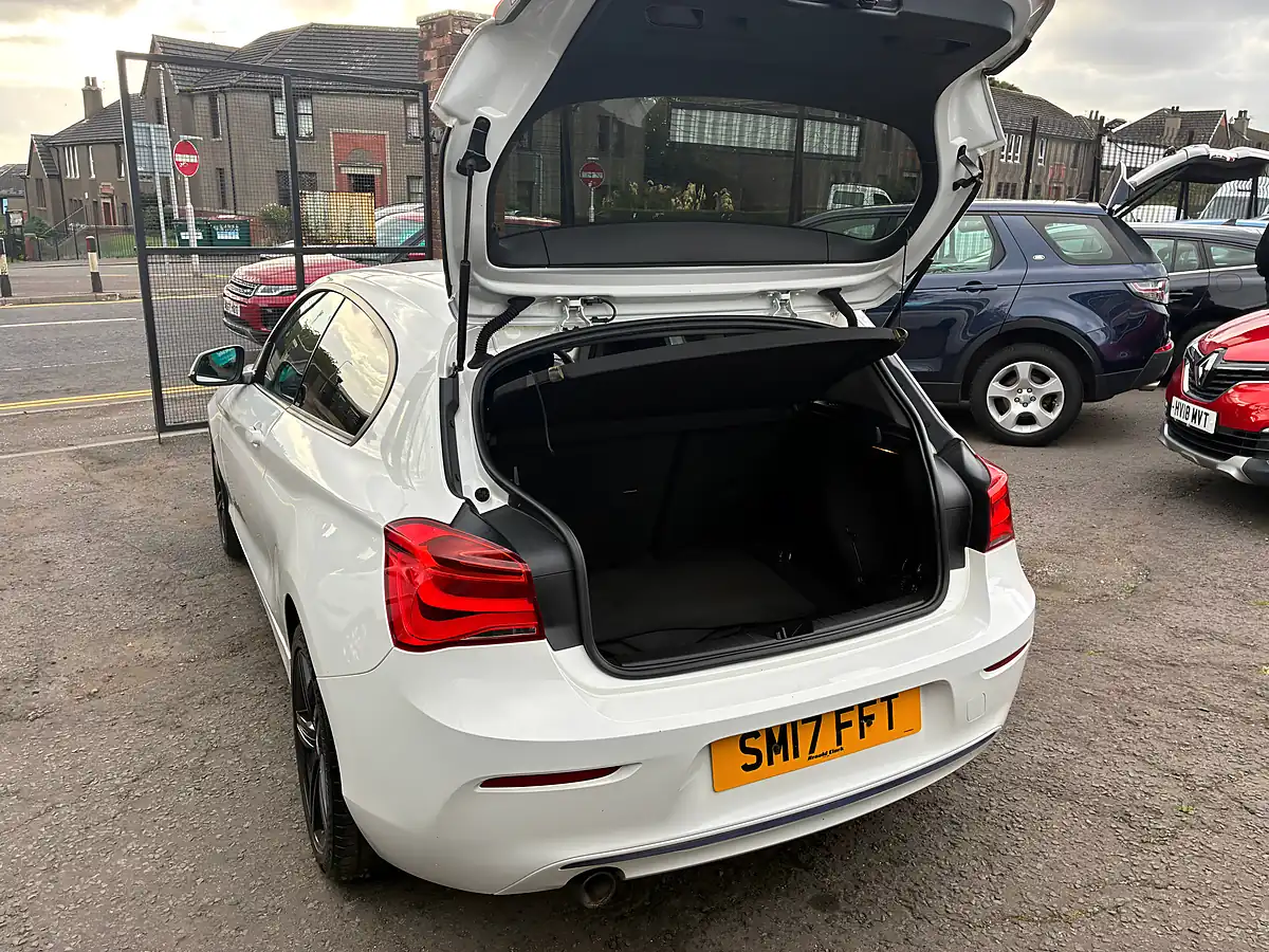 Used 2017 BMW 1 Series Sport White - Interior and Exterior details 16