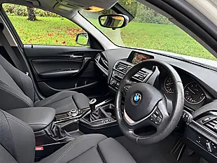 Used 2017 BMW 1 Series Sport White - Interior and Exterior details 2