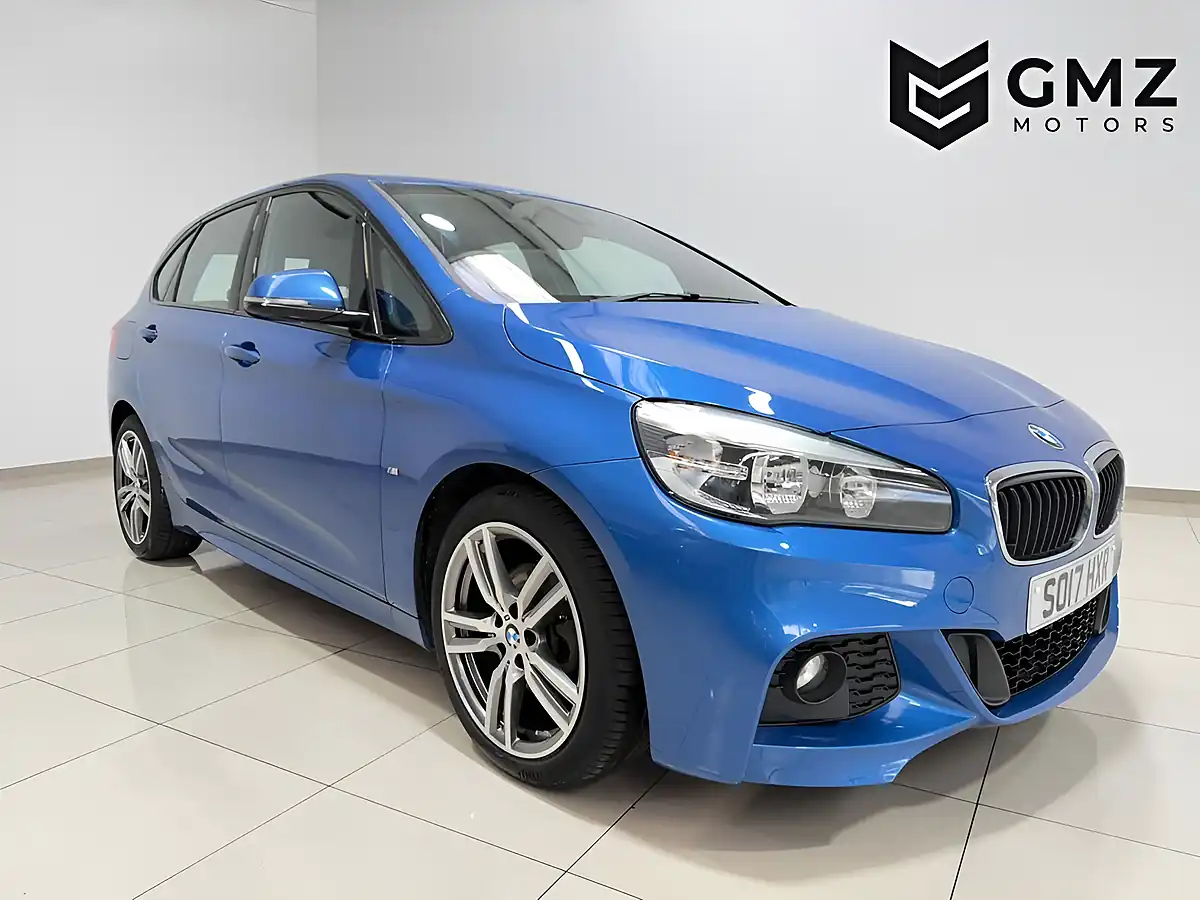 Used 2017 BMW 2 Series Active Tourer M Sport Blue - Front View