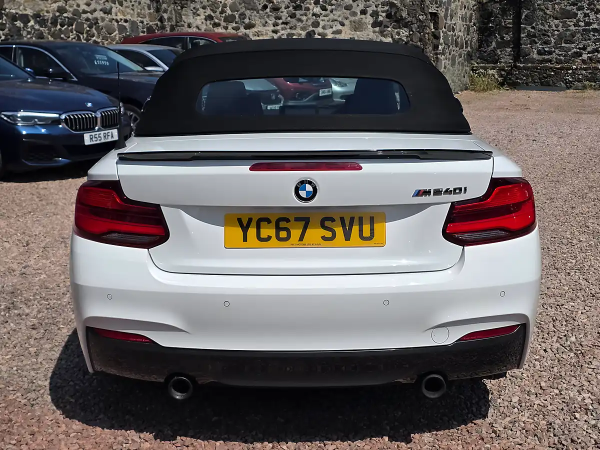 Used 2017 BMW 2 Series Convertible Alpine White - Interior and Exterior details 10