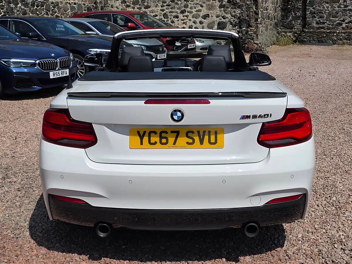 Used 2017 BMW 2 Series Convertible Alpine White - Interior and Exterior details 11