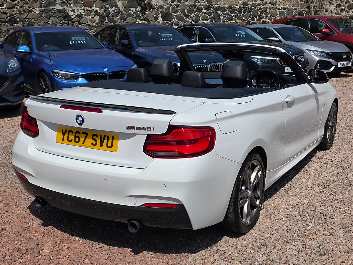 Used 2017 BMW 2 Series Convertible Alpine White - Interior and Exterior details 12