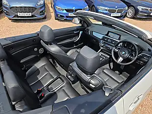Used 2017 BMW 2 Series Convertible Alpine White - Interior and Exterior details 15