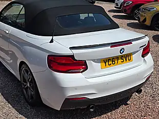 Used 2017 BMW 2 Series Convertible Alpine White - Interior and Exterior details 9