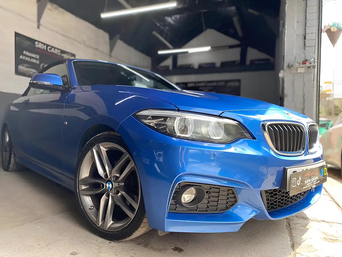 Used 2017 BMW 2 Series M Sport Blue - Interior and Exterior details 4