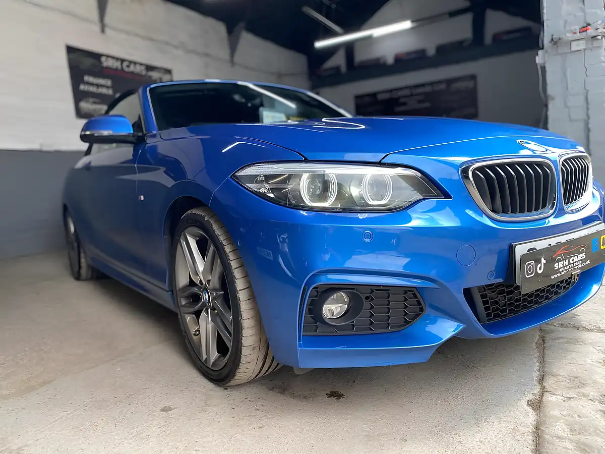Used 2017 BMW 2 Series M Sport Blue - Interior and Exterior details 9