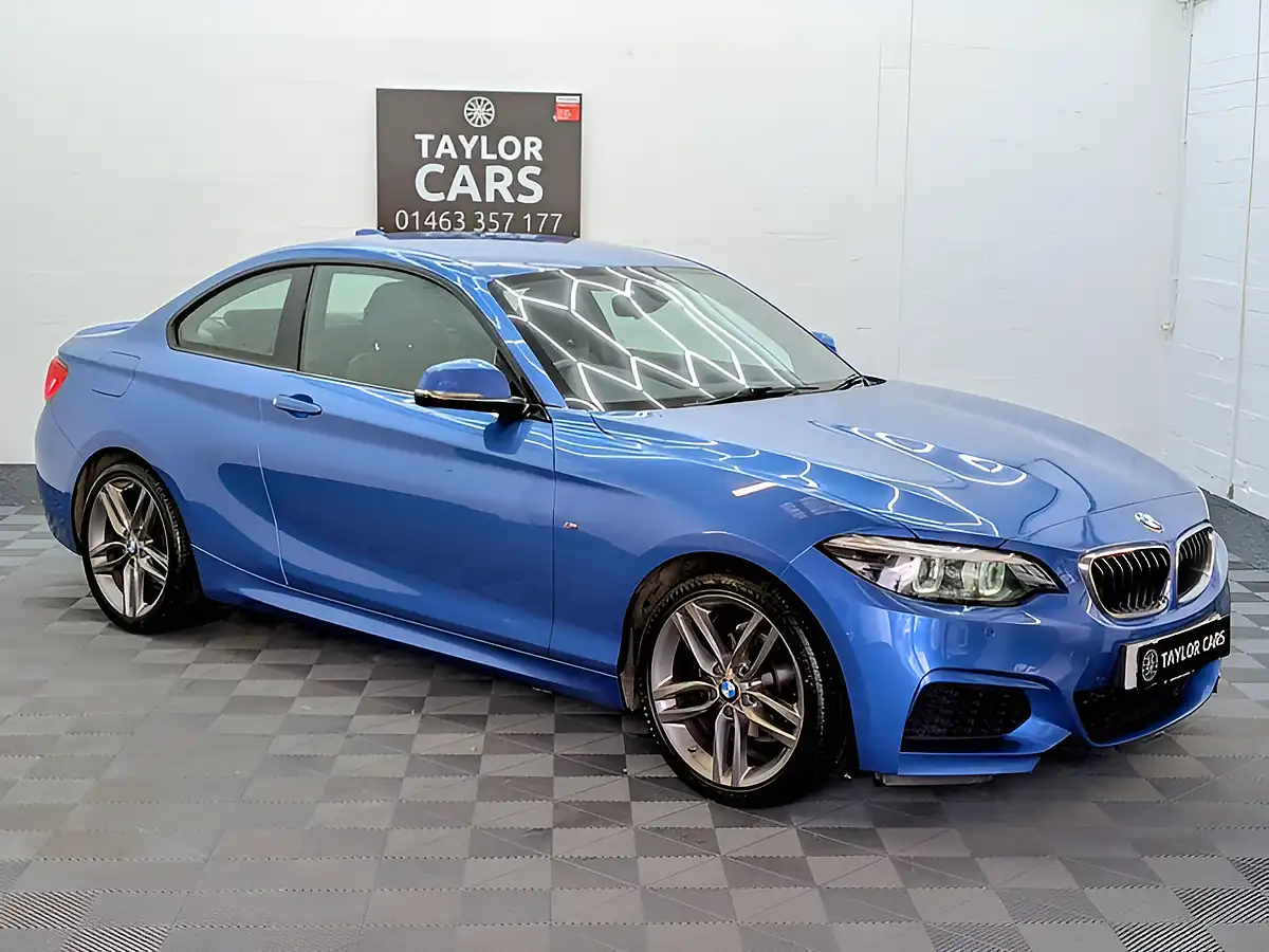 Used 2017 BMW 2 Series M Sport Blue - Interior and Exterior details 4