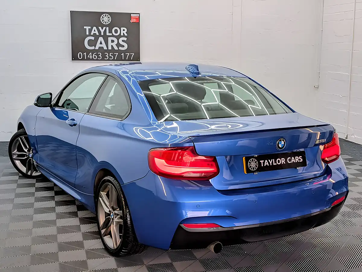 Used 2017 BMW 2 Series M Sport Blue - Interior and Exterior details 7