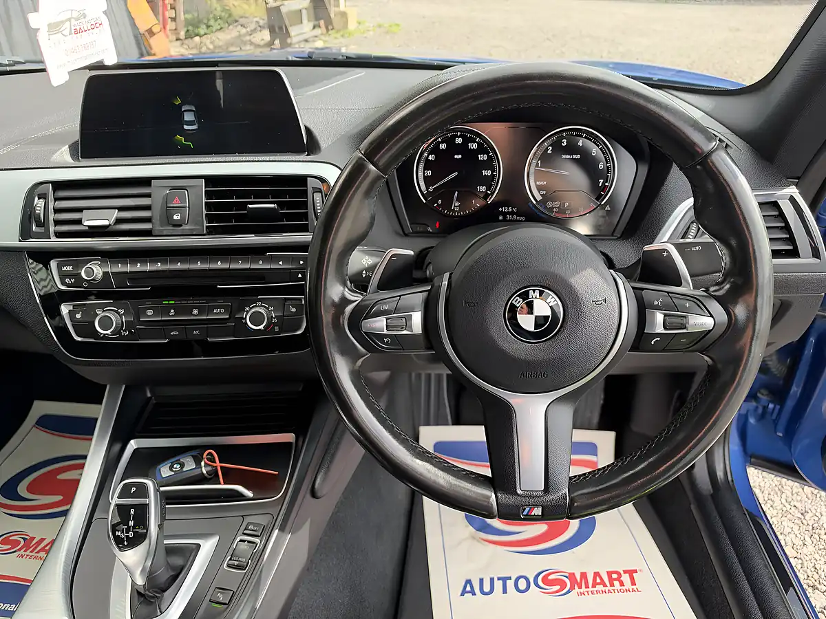 Used 2017 BMW 2 Series M Sport Coupe Blue - Interior and Exterior details 13
