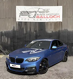 Used 2017 BMW 2 Series M Sport Coupe Blue - Interior and Exterior details 9