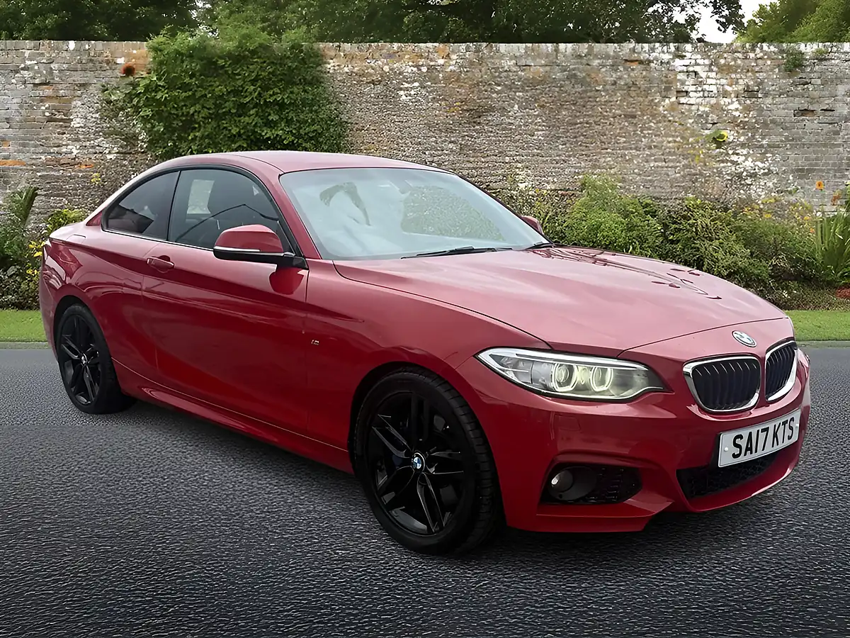 Used 2017 BMW 2 Series M Sport Coupe Red - Front View