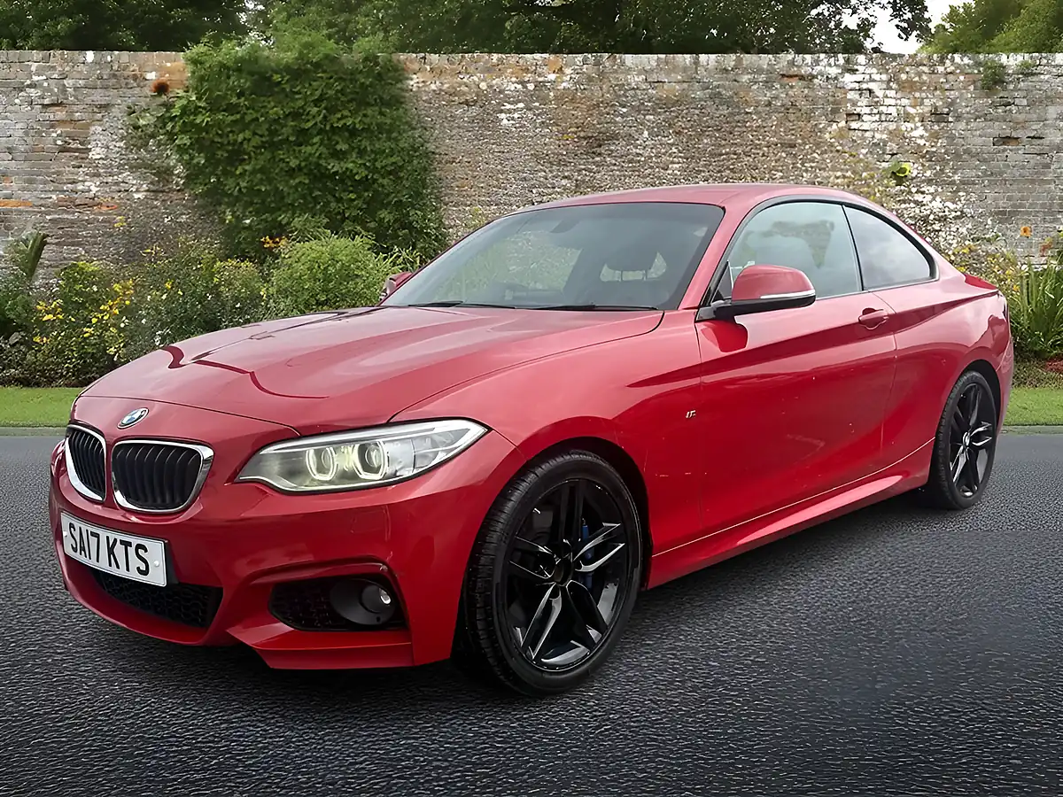 Used 2017 BMW 2 Series M Sport Coupe Red - Interior and Exterior details 4