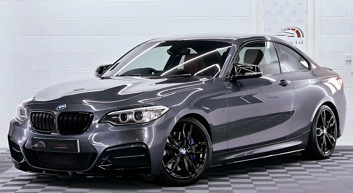 Used 2017 BMW 2 Series M240i Mineral Grey - Front View