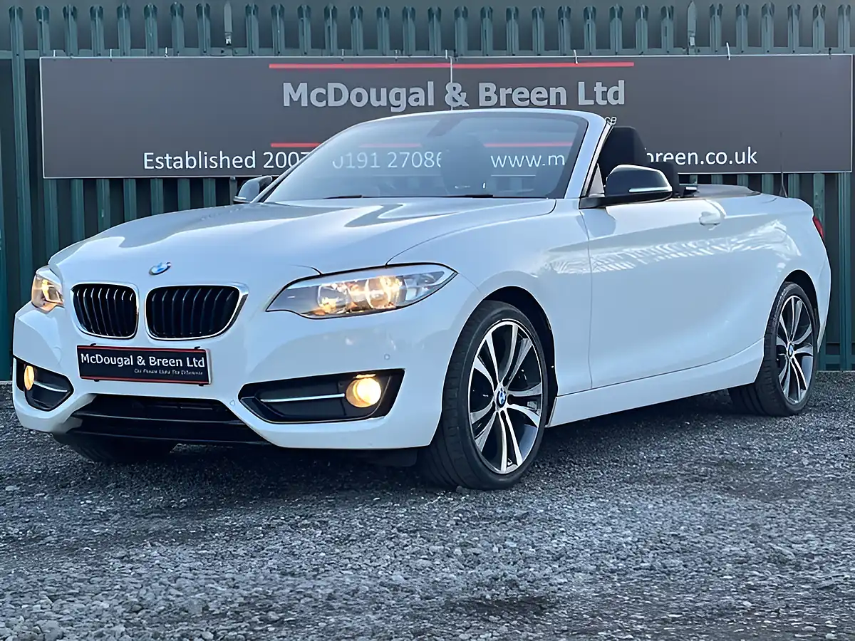 Used 2017 BMW 2 Series Sport White - Front View